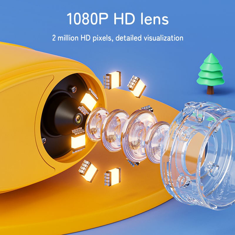 1000X Digital Portable Microscope for Kids with 2.0″ IPS Screen Mini Pocket STEM