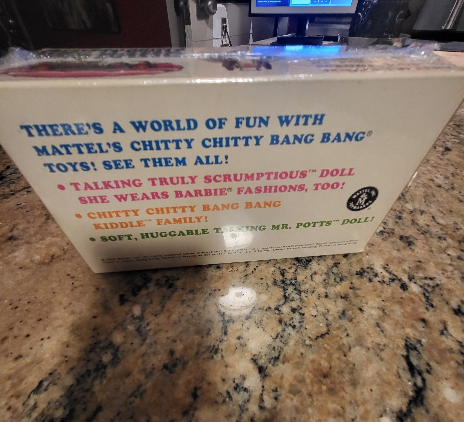 1968 Mattel chili chili bang bang car Complete sealed HTF