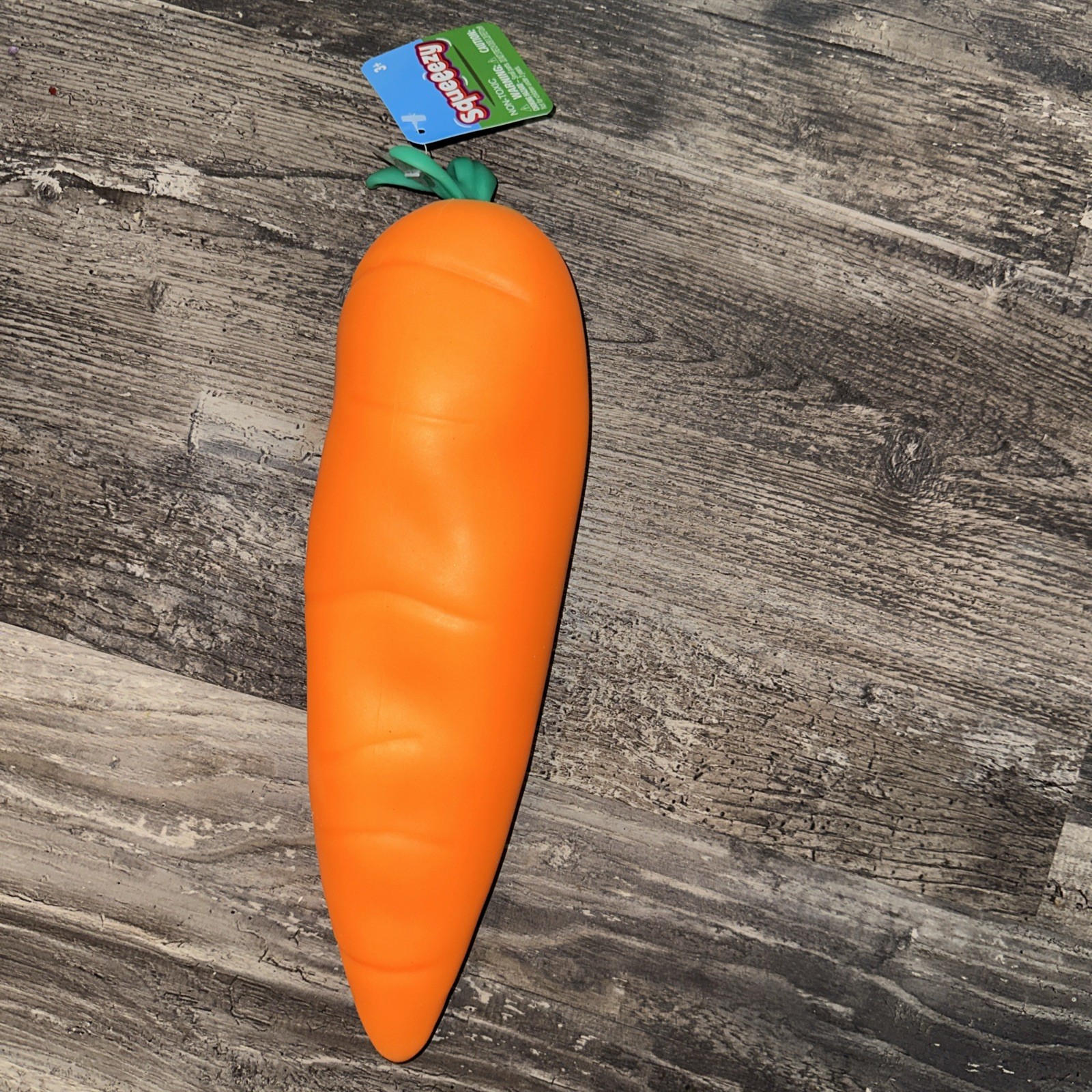 New Jumbo Squeeezy Carrot 🥕Orange Squishy Sensory Toy
