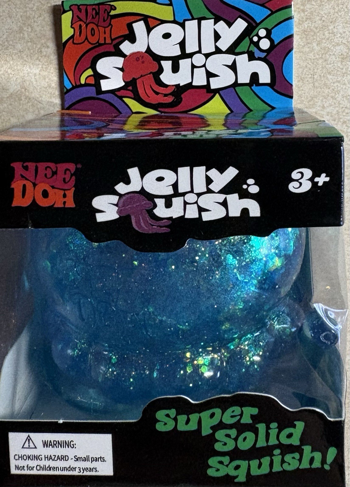 NEE DOH Jelly Squish Jellyfish Super Solid Squish Squeeze Toy Viral Tik Tok