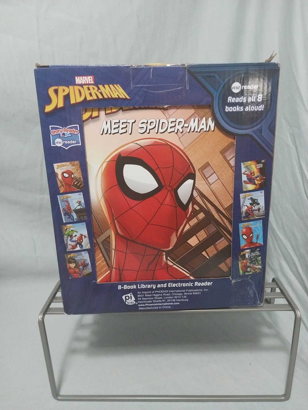 Marvel Spider-Man Me Reader 8-Book Library & Electronic Reader