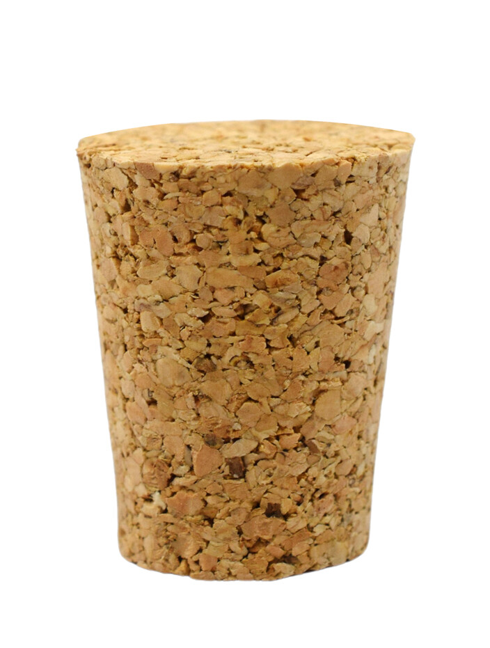 10PK Cork Stoppers, Size #8 – Tapered Shape – Eisco Labs