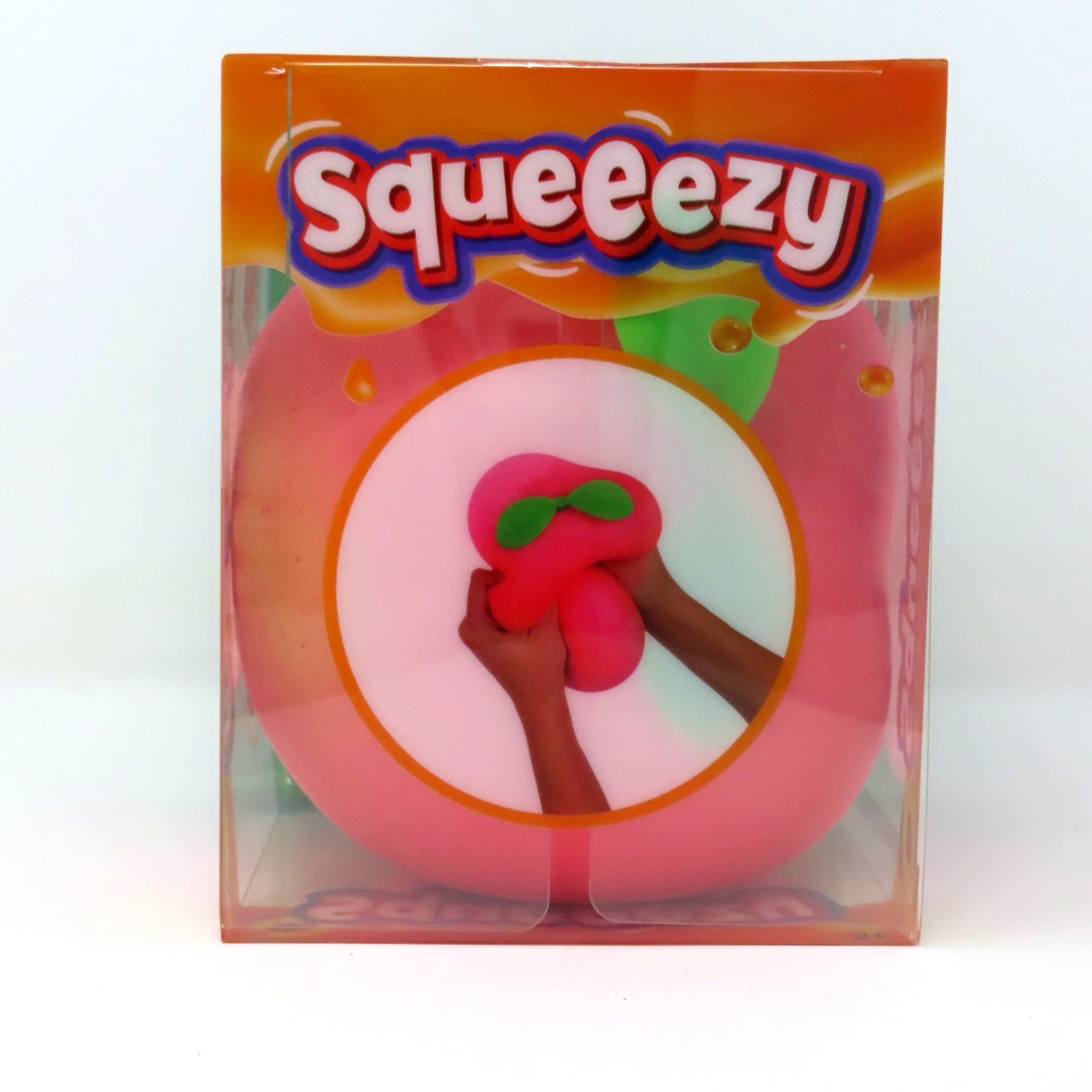Sunny Days Jumbo Squeezy Peach Squishy Toy 🍑 Stress Relief Sensory Fidget NEW