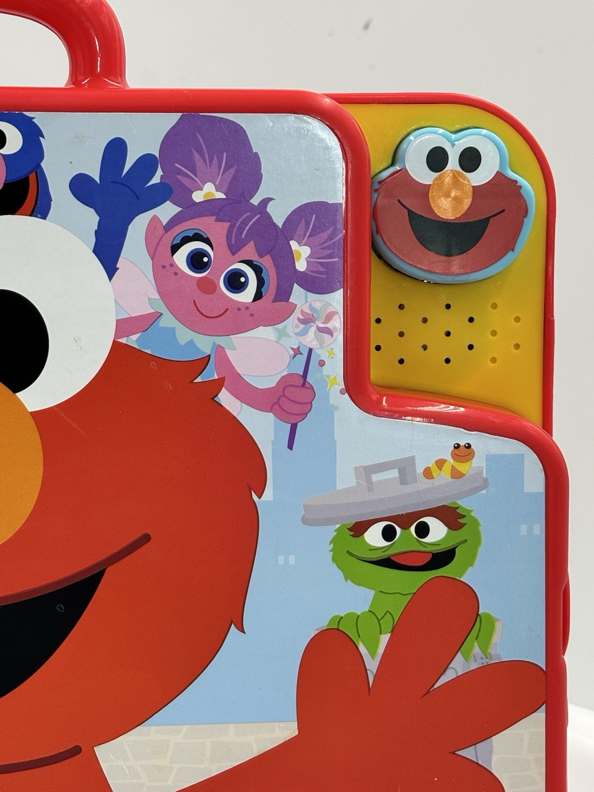 Sesame Street Elmo’s Learning Letters Bus Activity Board Red – COMPLETE & WORKS!