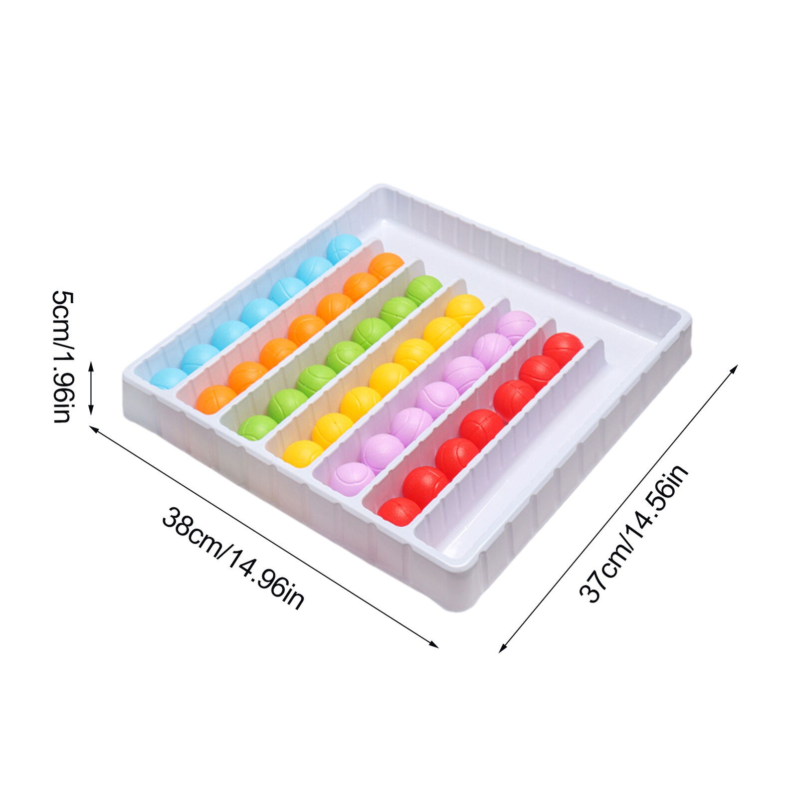 Color Sorting Ball Sensory Game Interactive Educational Board Game for Kids