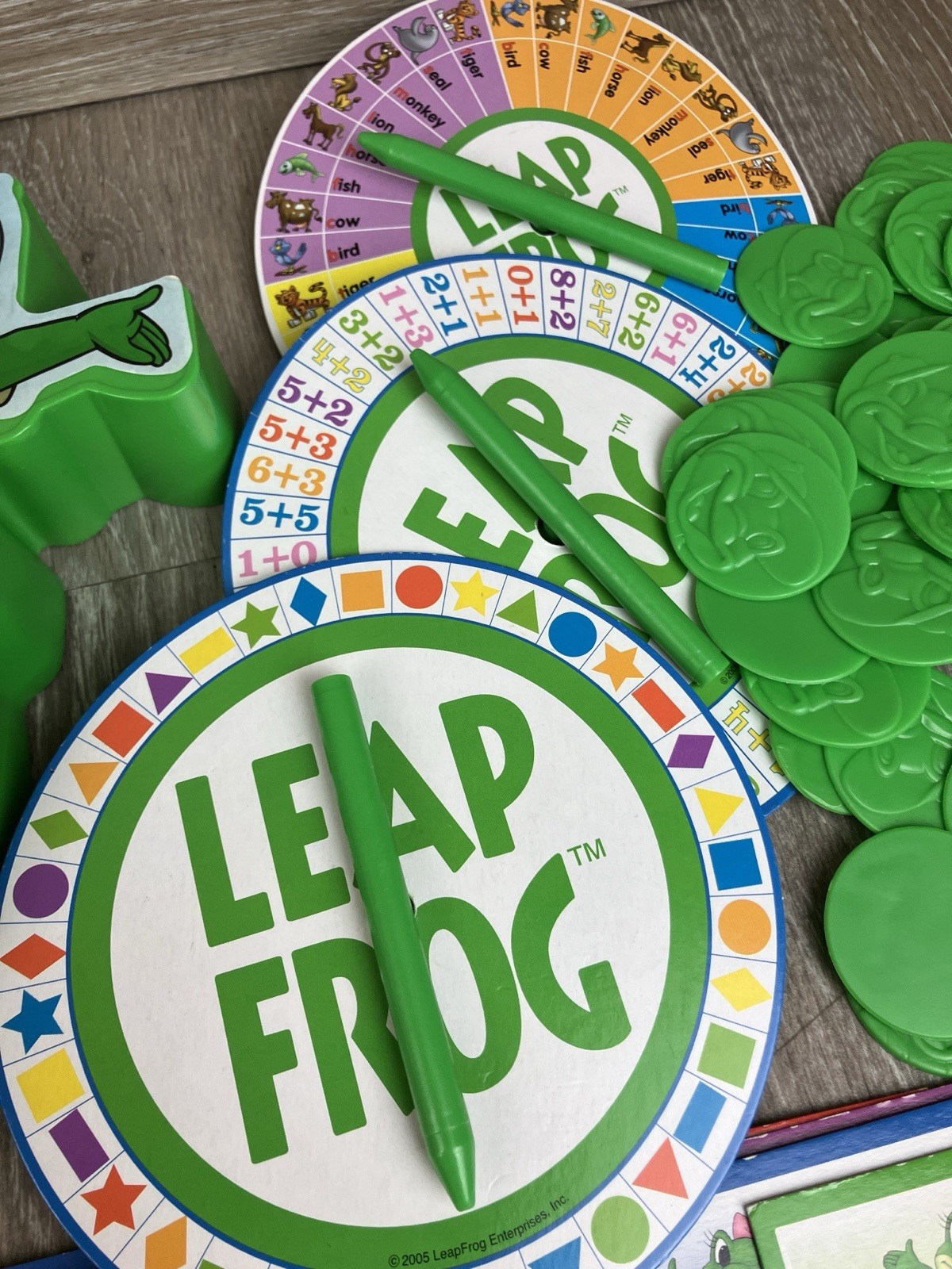 Leap Frog Bingo Learning Game Shapes Animals Numbers