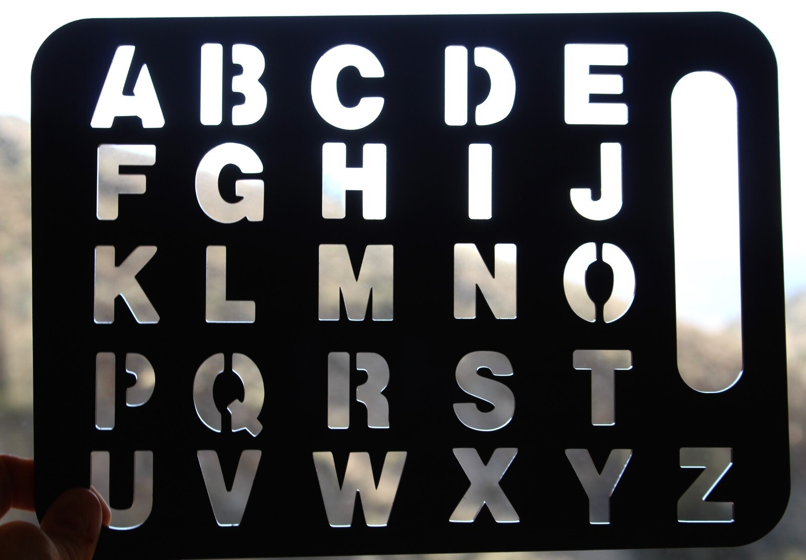SPELLING ENGLISH ALPHABET COMMUNICATE LETTER BOARD AUTISM THERAPY 11″ x8″