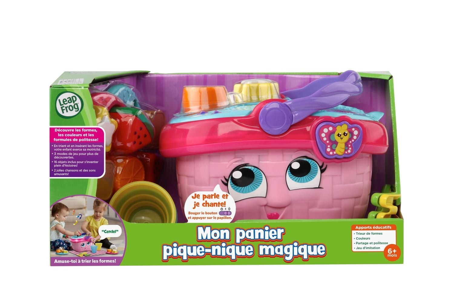 LeapFrog Shapes & Sharing Picnic Basket™ – French Version, 6 months to 3 years