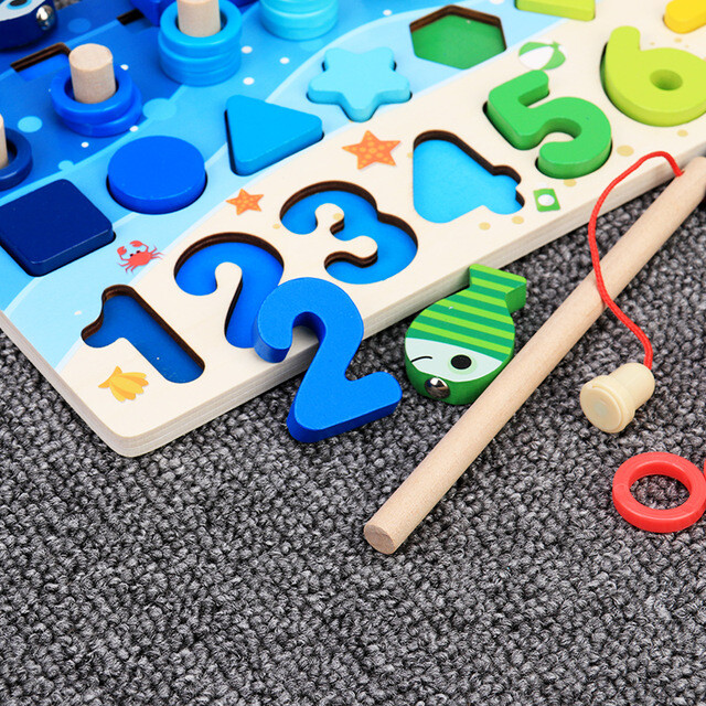 Counting Toy Learning Math Montessori Mathematics Educational Arithmetics Early