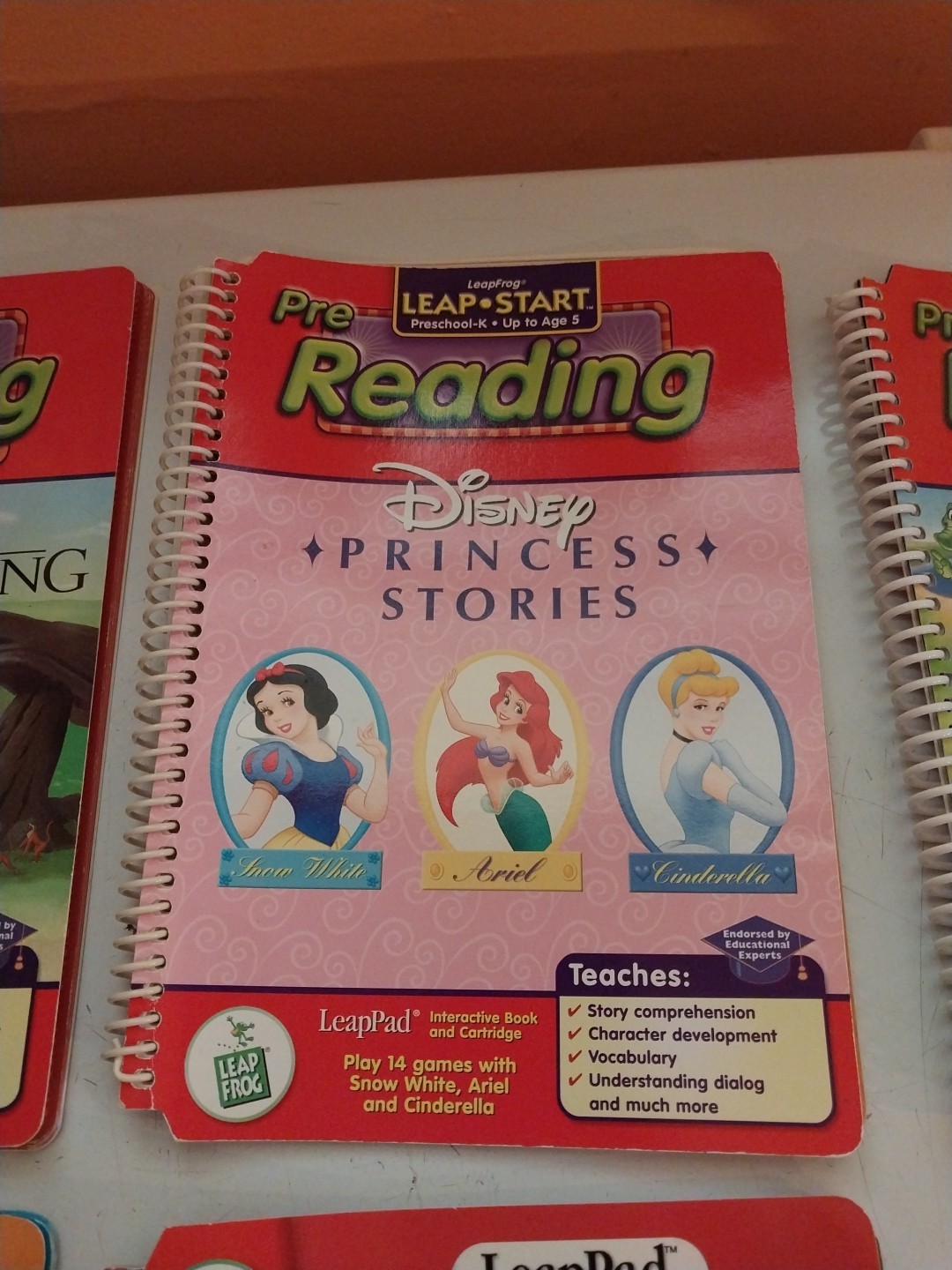 Lot Of 6 Leap Frog Leap Start Books Learn to Read