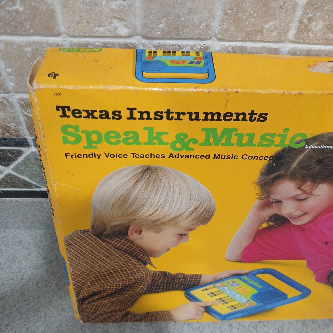 Texas Instruments~Speak & Music~Vintage Learning Toy-Malfunctioning/Repair/parts