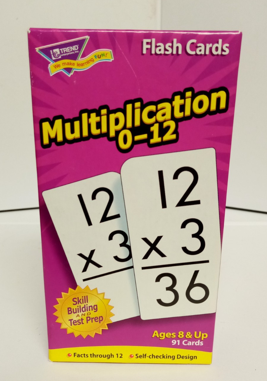 (3) Trend Enterprises: Addition-Subtraction- Multiplication Flash Cards (EUC)