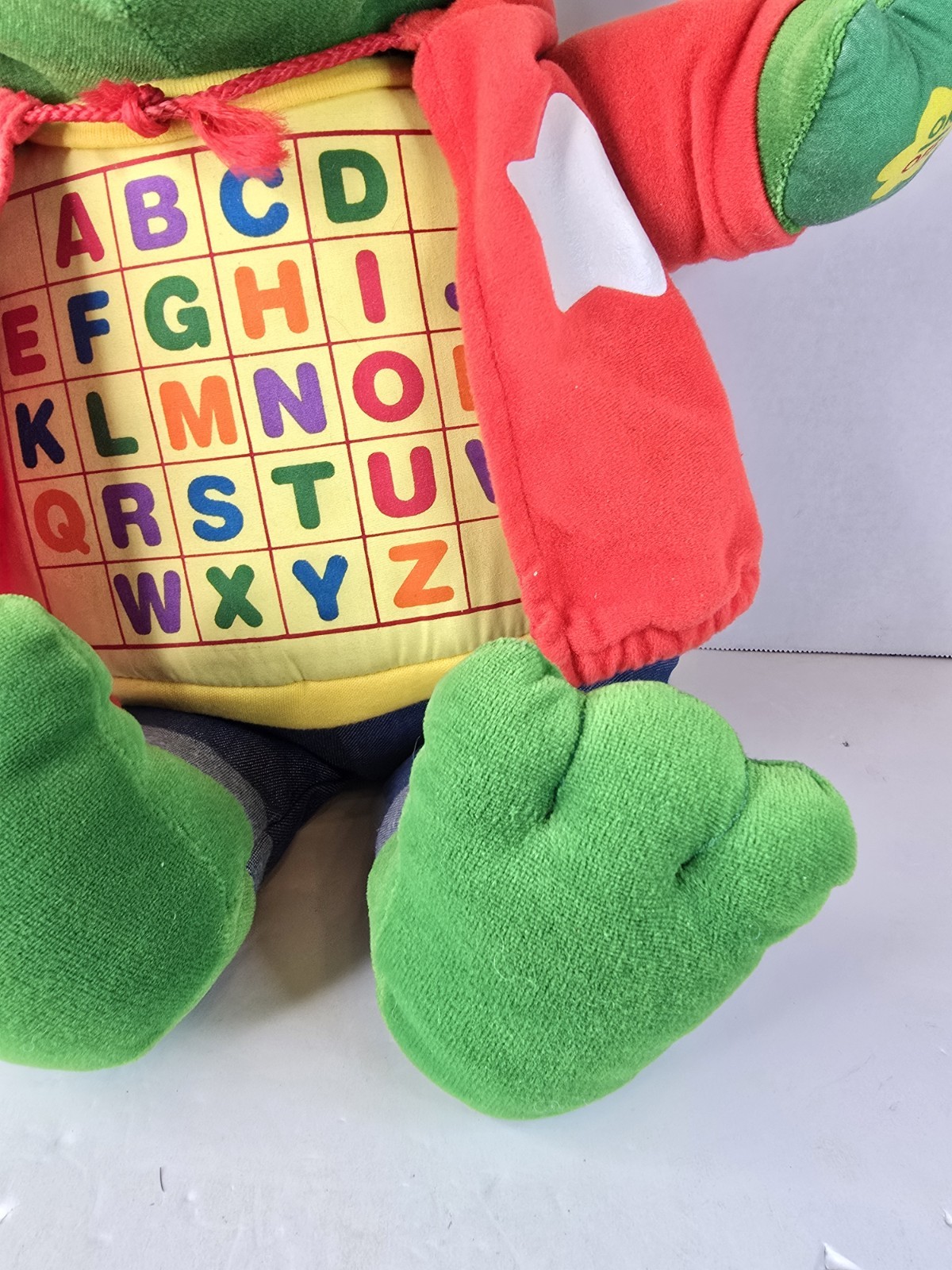 RARE 2001-03 READ & SING LITTLE LEAP INTERACTIVE PLUSH ABC LEARNING TOY 18″ TALL