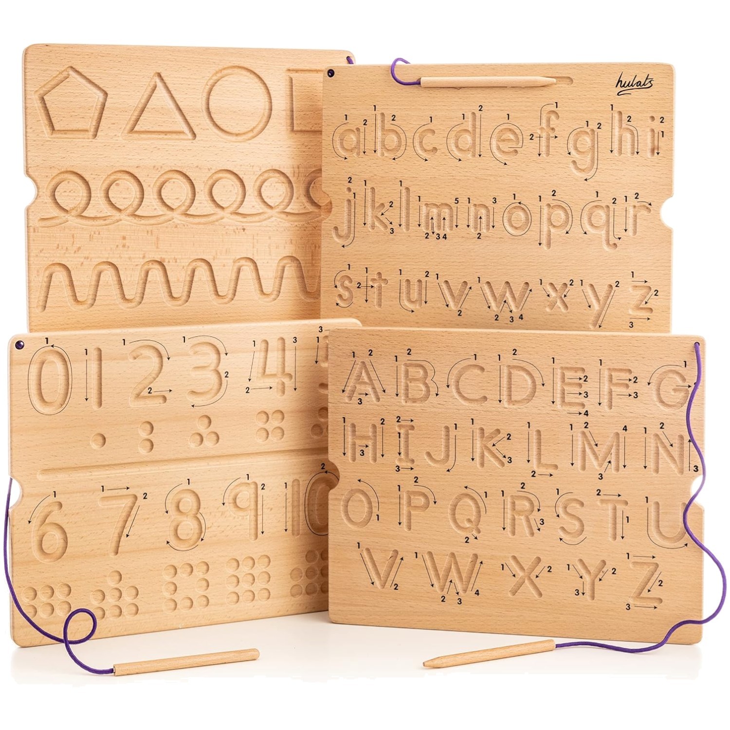 Montessori Alphabet & Numbers Tracing Set