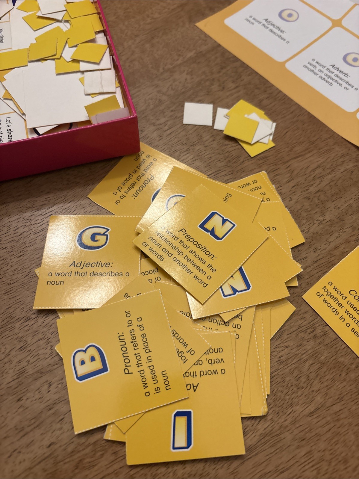 Lakeshore Parts Of Speech BINGO Learning Game Up to 36 Players Ages 8+