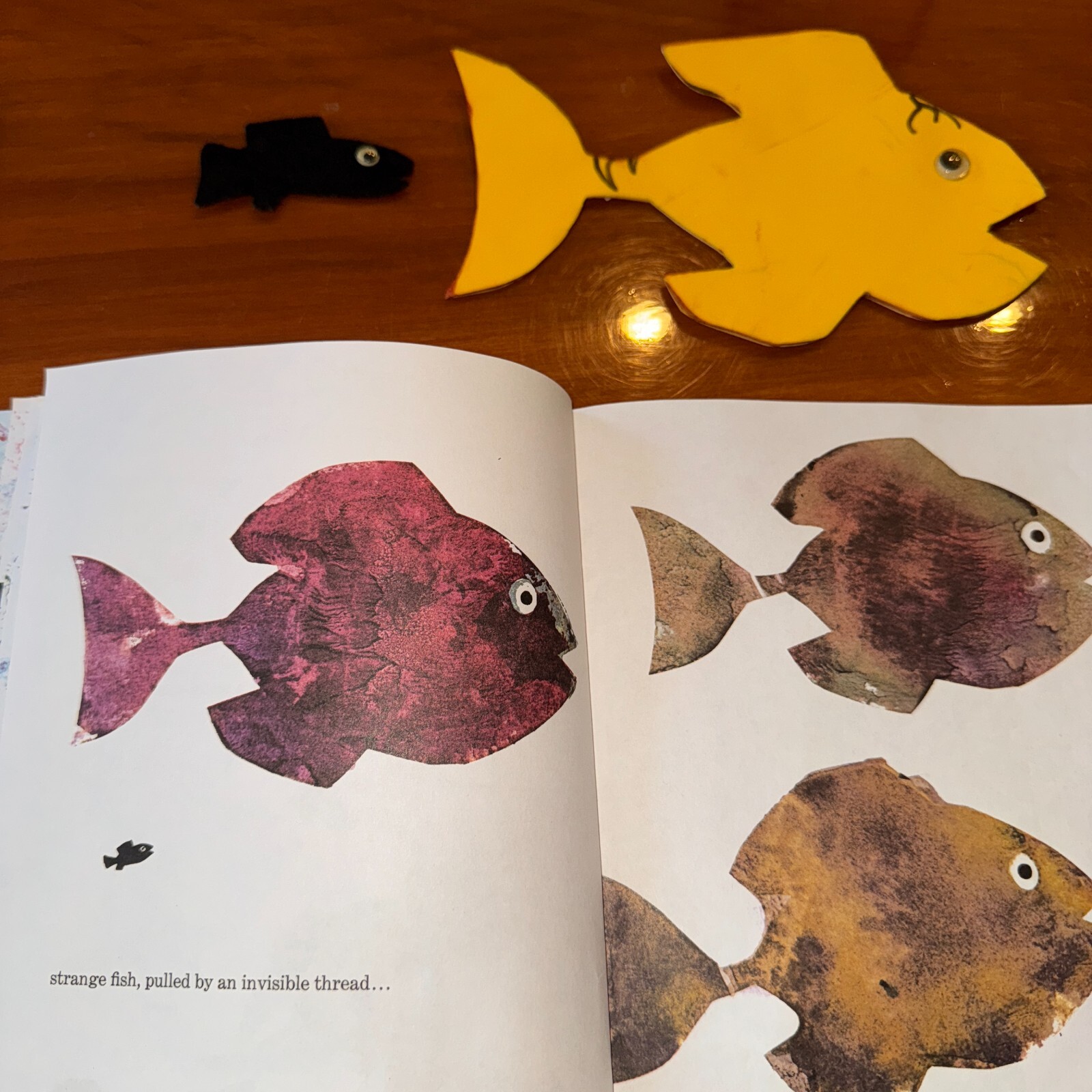 Montessori Read Along Picture Book Matching Swimmy by Leo Lionni Handmade Lesson