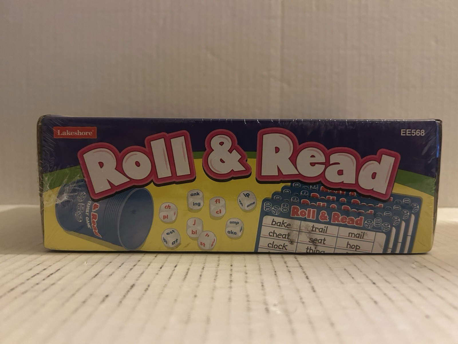 NEW Lakeshore Roll & Read Word Family Game (EE568) Ages 6 And Up, SEALED 1-4 Pla
