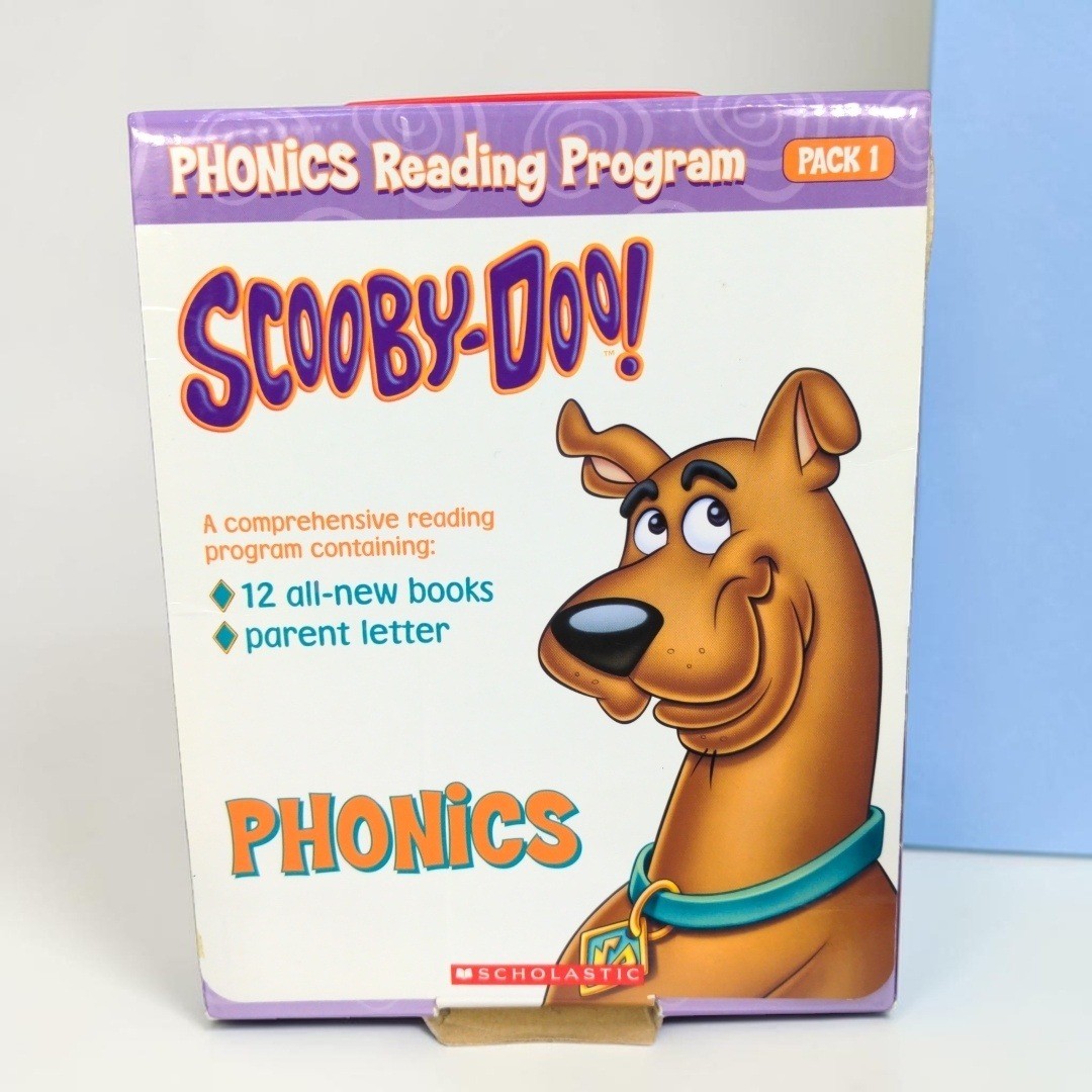 VTG 2005 Scholastic Scooby-Doo! Phonics Reading Program Pack 1 Complete 12 Books