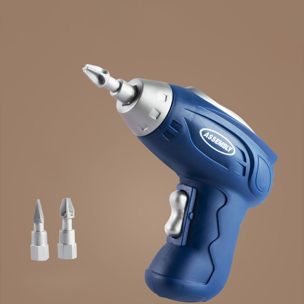 Creative Electric Drill Bits Puzzle Toy Assembly Kids Tool Box Birthday Gift TL