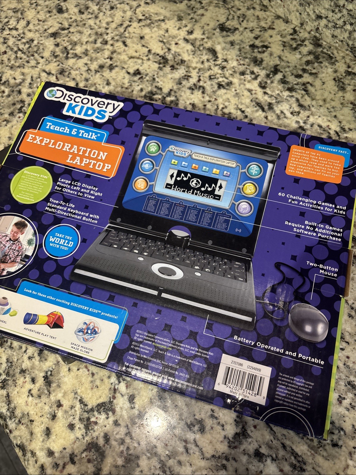 Discovery Kids Teach Talk Exploration Laptop 60 Activity Games USED EXCELLENT FS