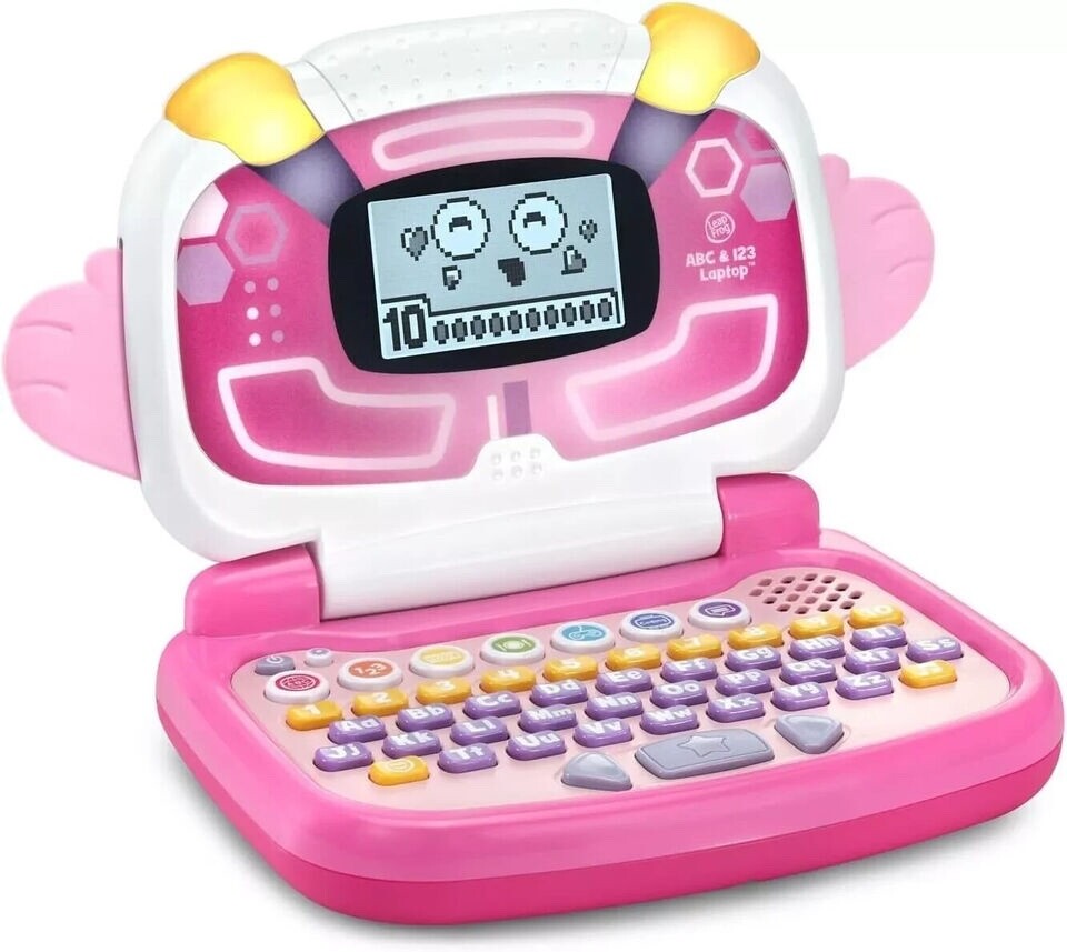 LeapFrog ABC and 123 Laptop for Preschoolers Ages 3-7 Years,PINK NEW.