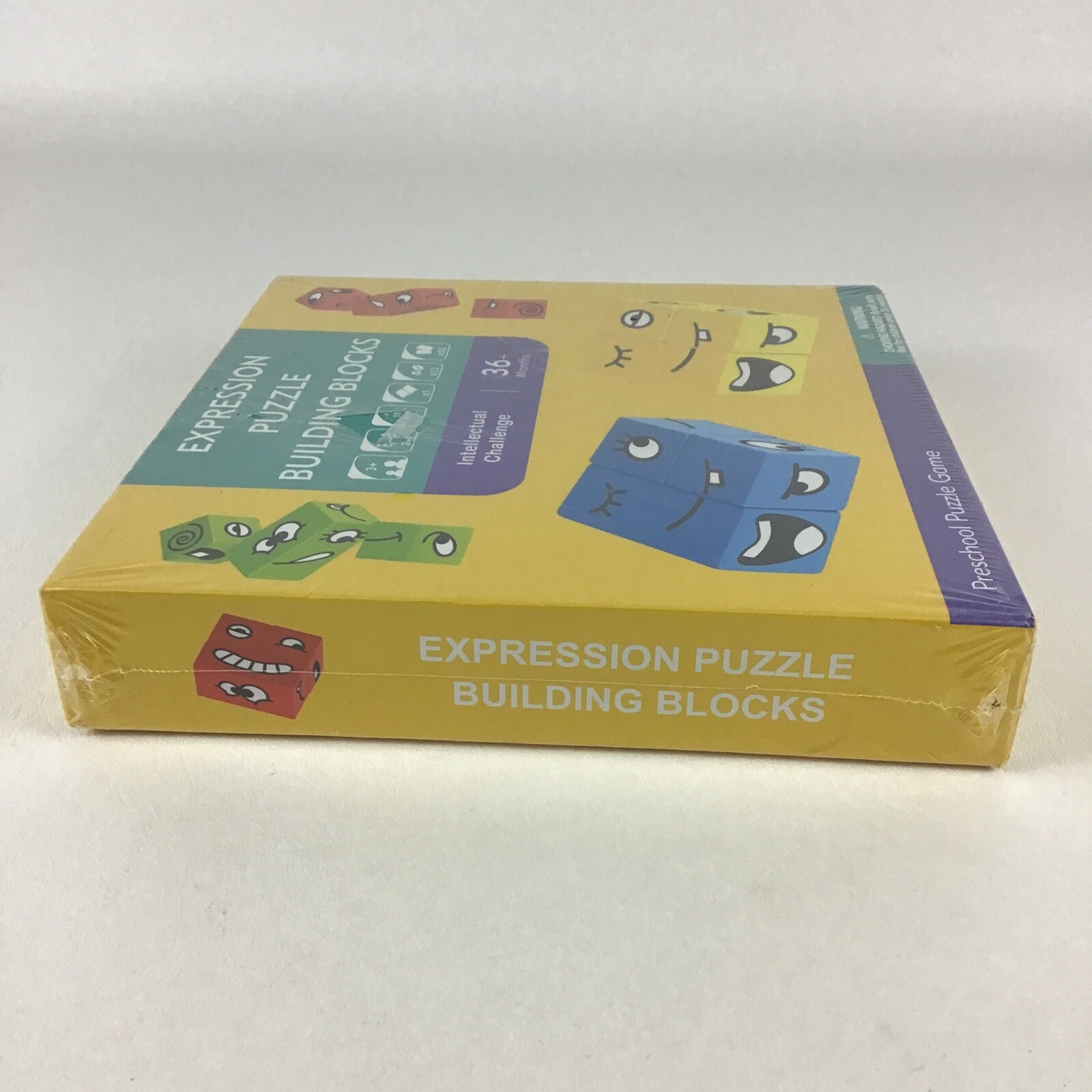 Expression Puzzle Building Blocks Preschool Puzzle Game Challenge New Sealed