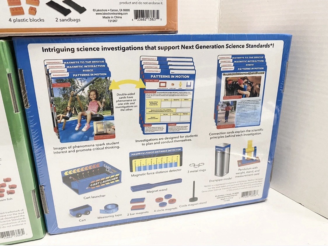Lakeshore Meet The Standards FORCE & MOTION Grade 3 Physical Science Kit