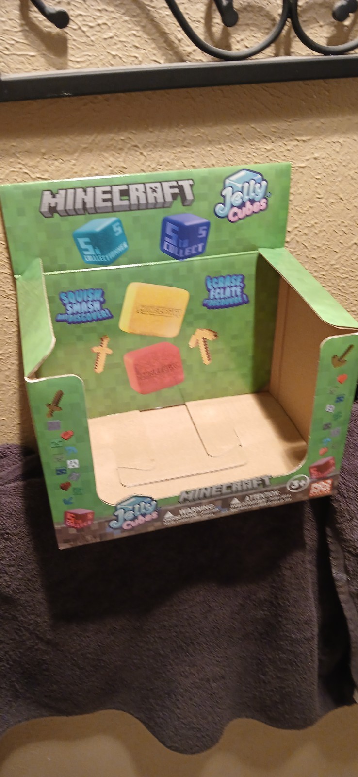 X 12 Minecraft Jelly Cubes Squishy Toy Case LOT of (12) – Viral – Like Needoh