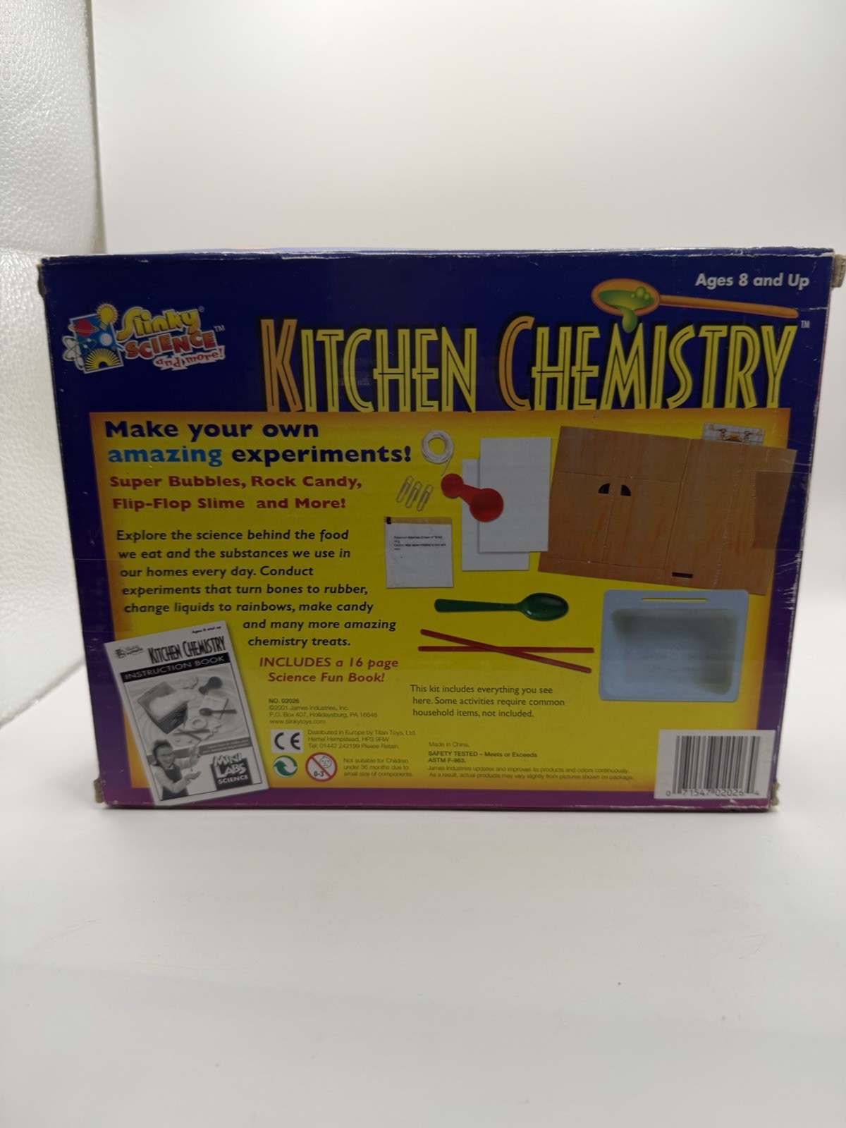 Slinky Science 02026 Kitchen Chemistry Kitchen Chemistry Kit Ages 8 And Up NIB