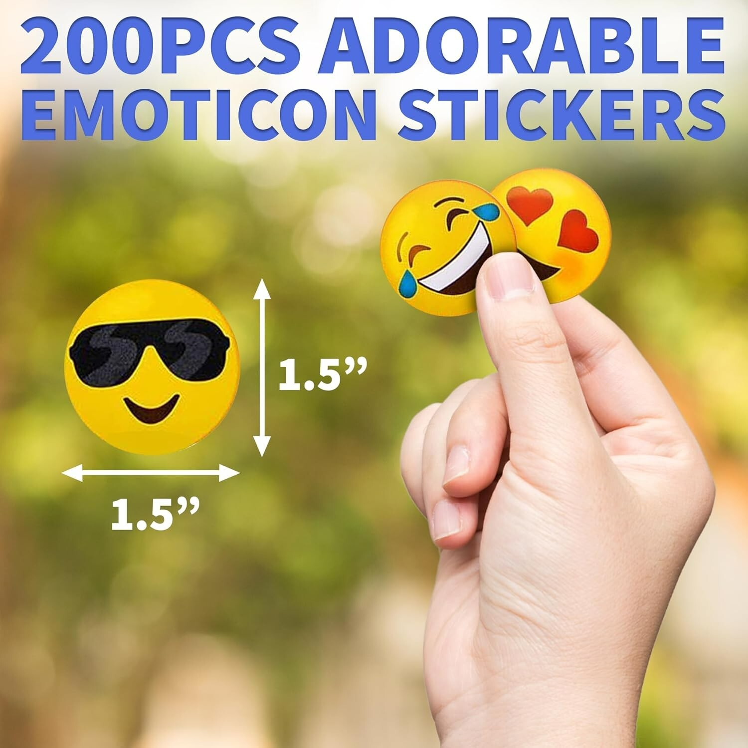 Emoji Sticker – 2 Rolls