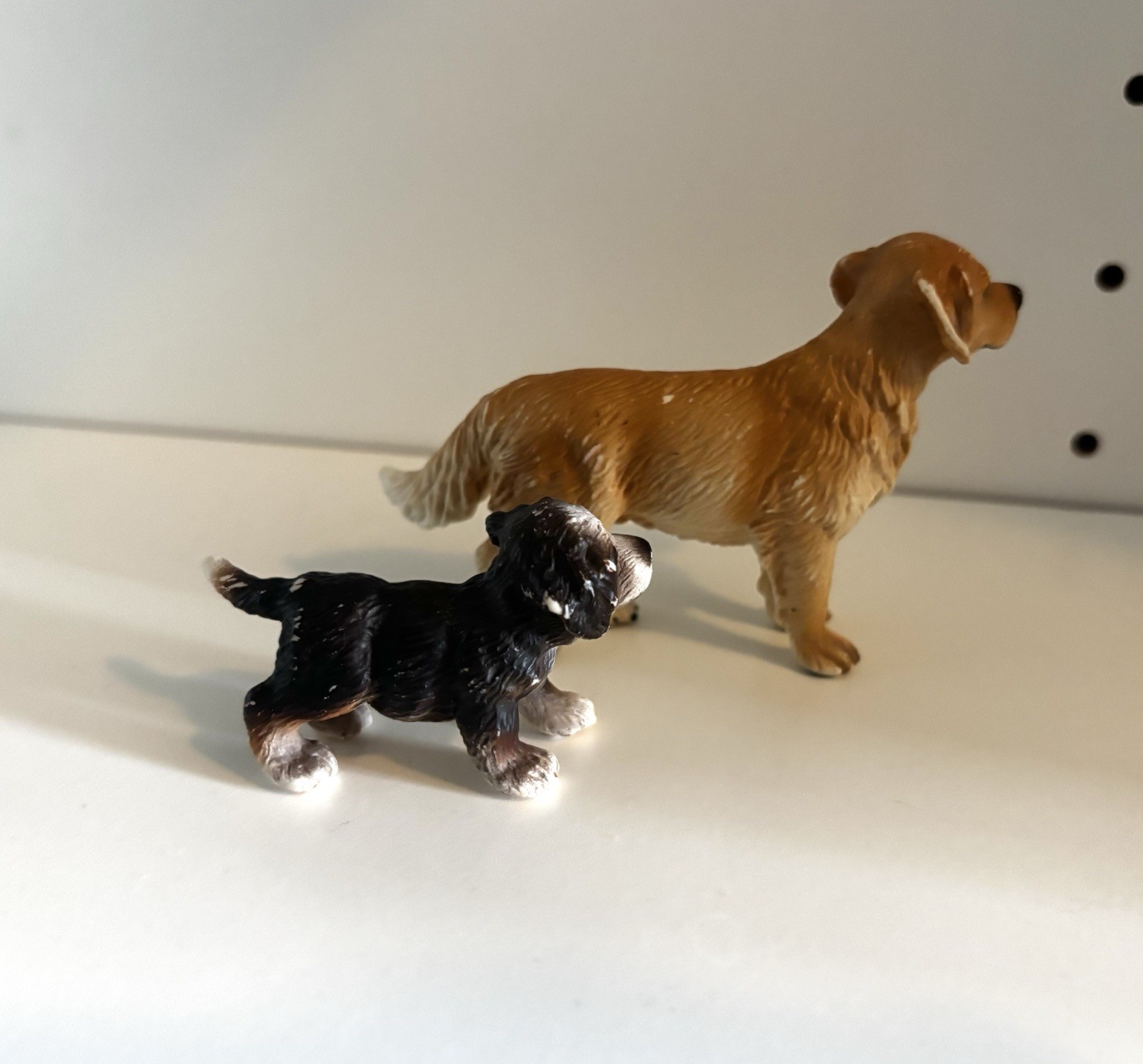 Schleich Dog & Animal Lot- Golden Retriever, Dachshund, Dalmatian, Swan, Llama