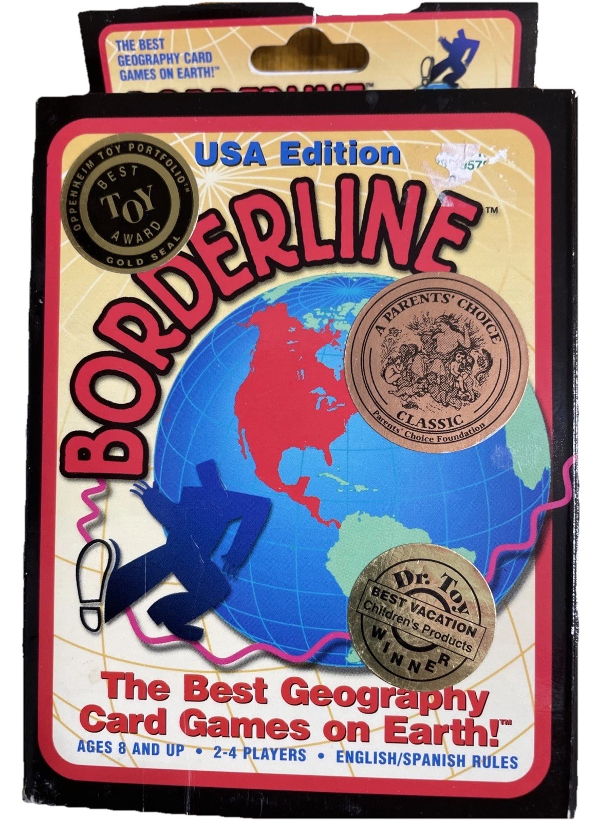 Borderline USA Edition Geography Card Game Family Fun Age 8+ Educational