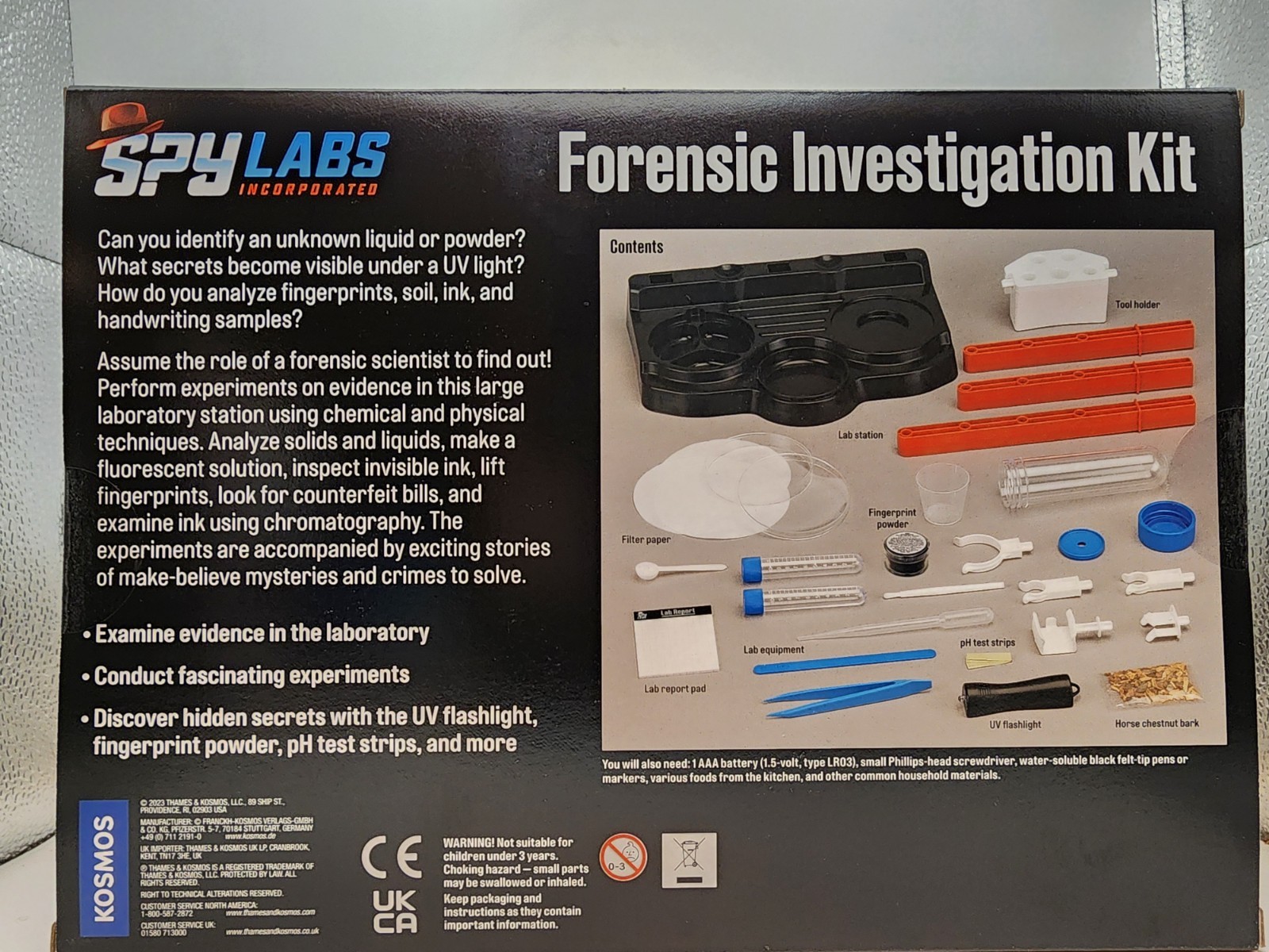 Thames & Kosmos 548004 Spy Labs Incorporated, Forensic Investigation Kit