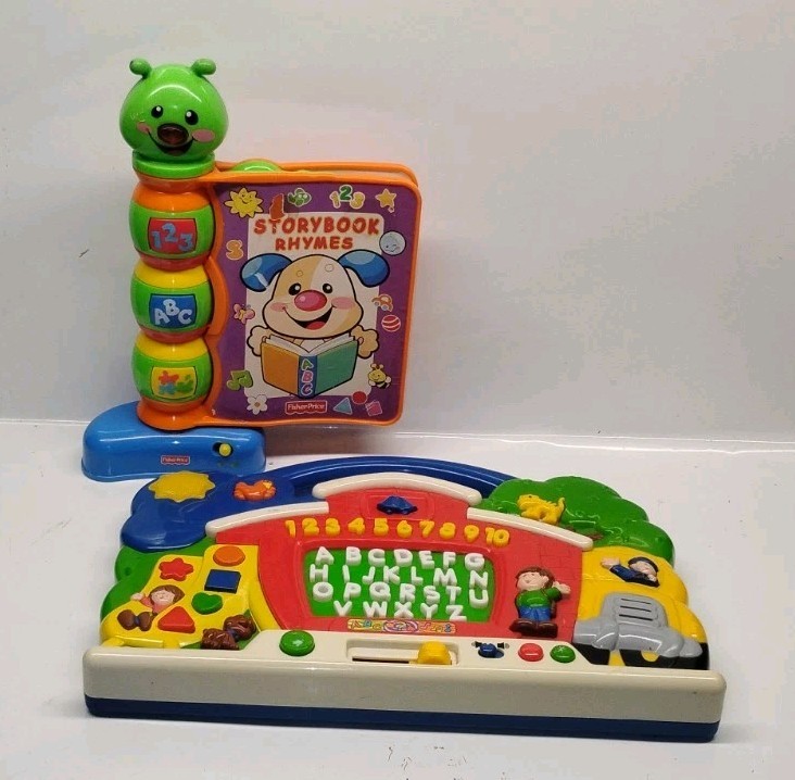 Fisher Price Storybook Rhymes Kids Electronic Learning Educational Toys Talking