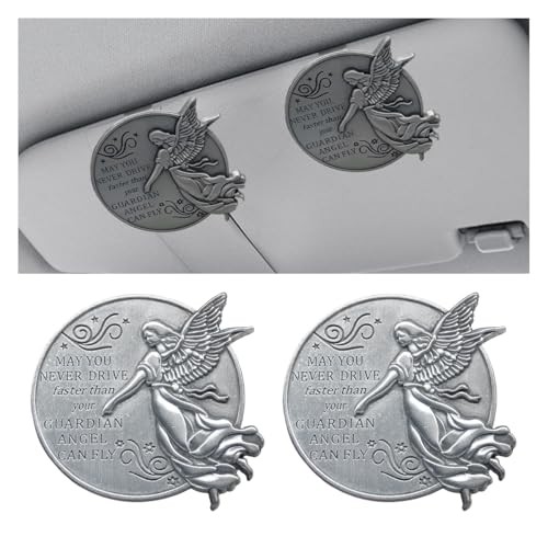 Guardian Angel Visor Clip for Car, Bless Driving Safety Car Accessories, 2PCS