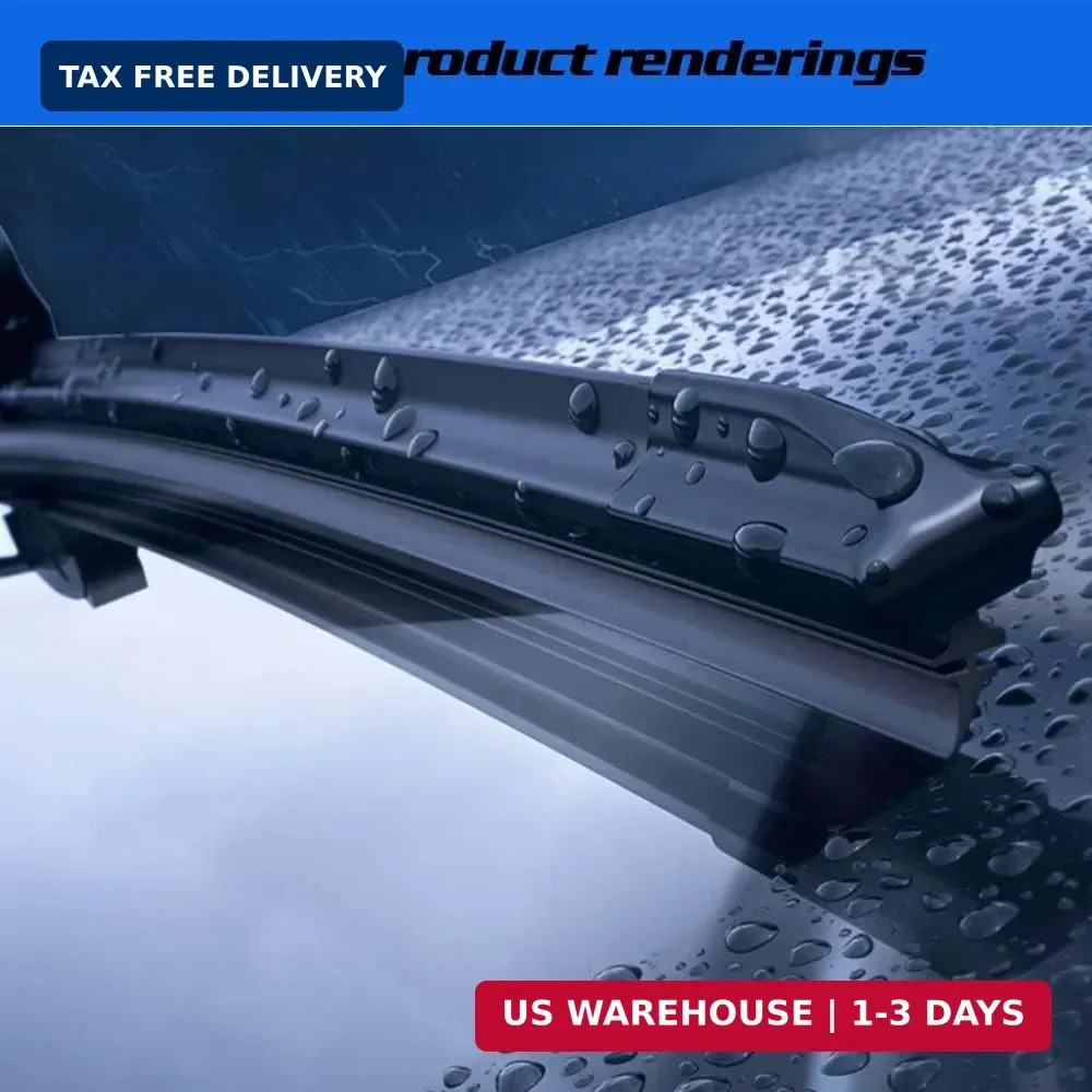 Original Equipment Replacement Front and Rear Windshield Wiper Blades For Merced