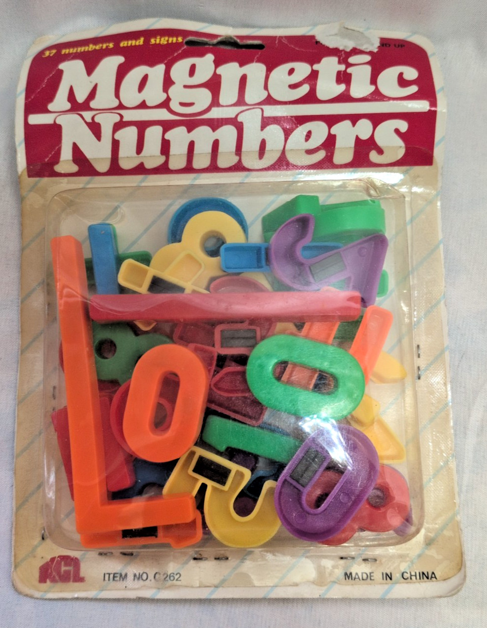 Vintage Magnetic Letters Numbers Lot Educational Math