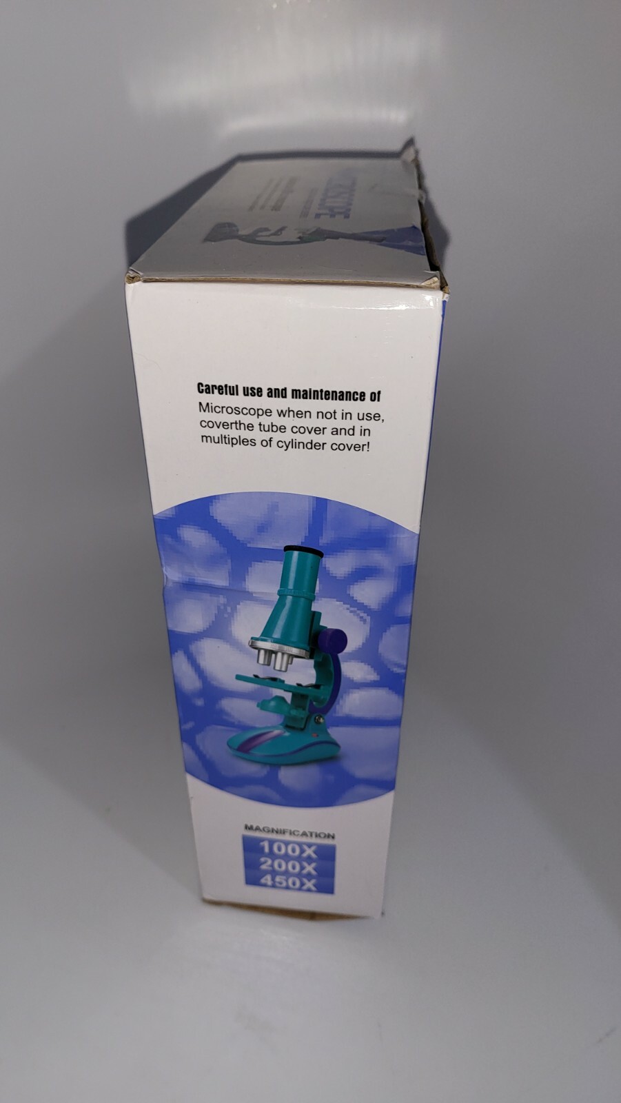 CHANG SHENG TOYS C2127 Early Development Science LED Microscope Toy Purple Green