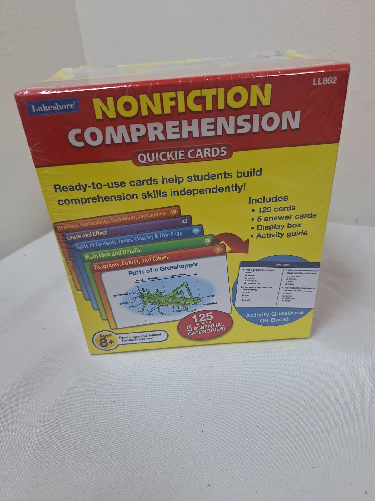 Lakeshore Nonfiction Comprehension Quickie Cards LL862