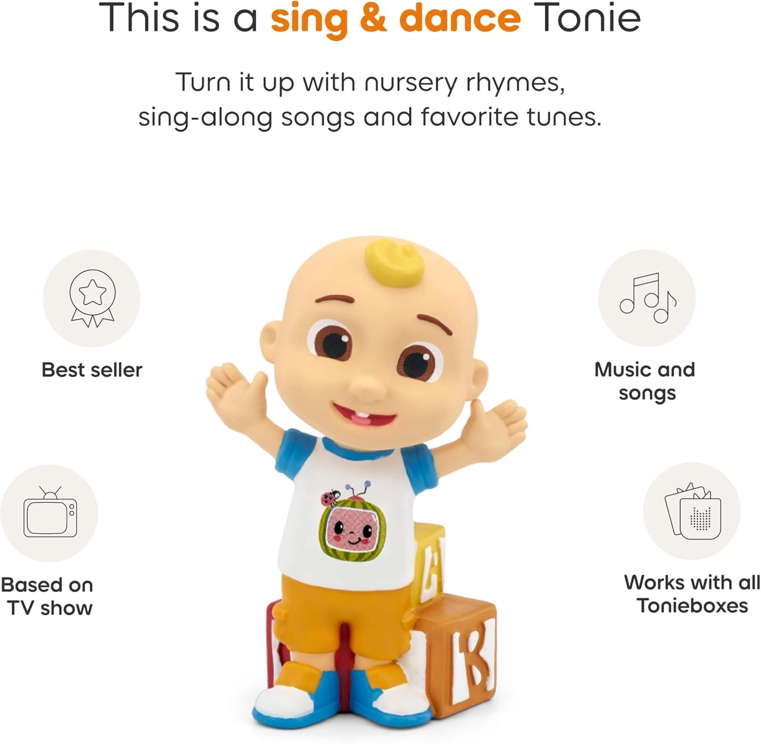 Tonies CoComelon Tonie Audio Play Figurine Character For The Toniebox
