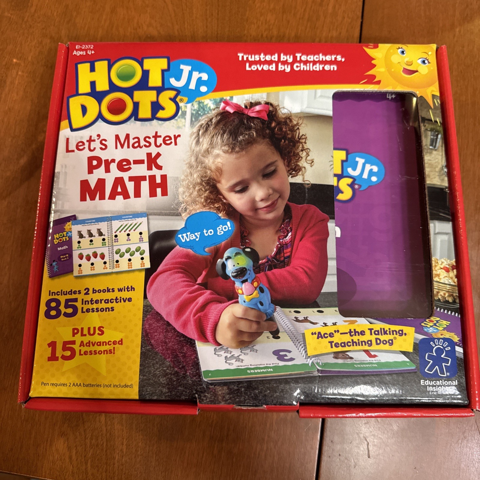 Hot Dots Let’s Master Math Pre-K Interactive Learning Ace Talking Teaching Pen