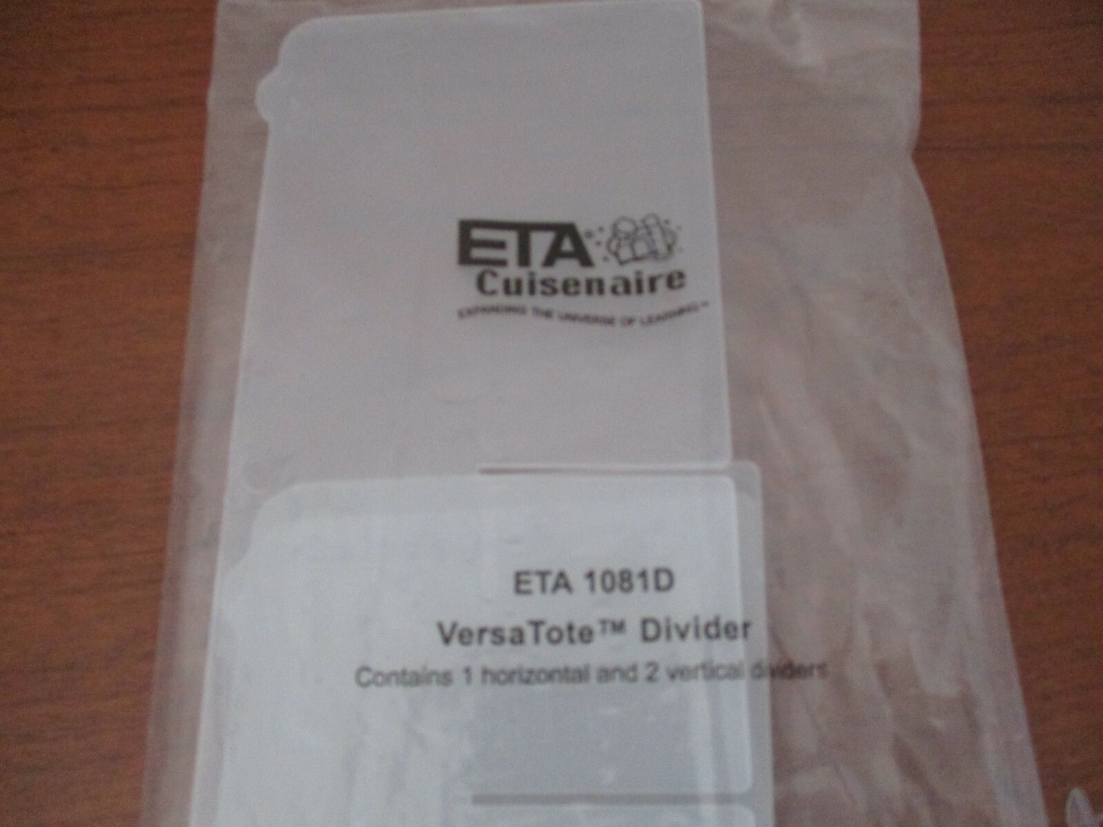 ETA CUISENAIRE ETa 1081D VERSATOTE DIVIDER~1 Horizontal & 2 Vertical~NEW