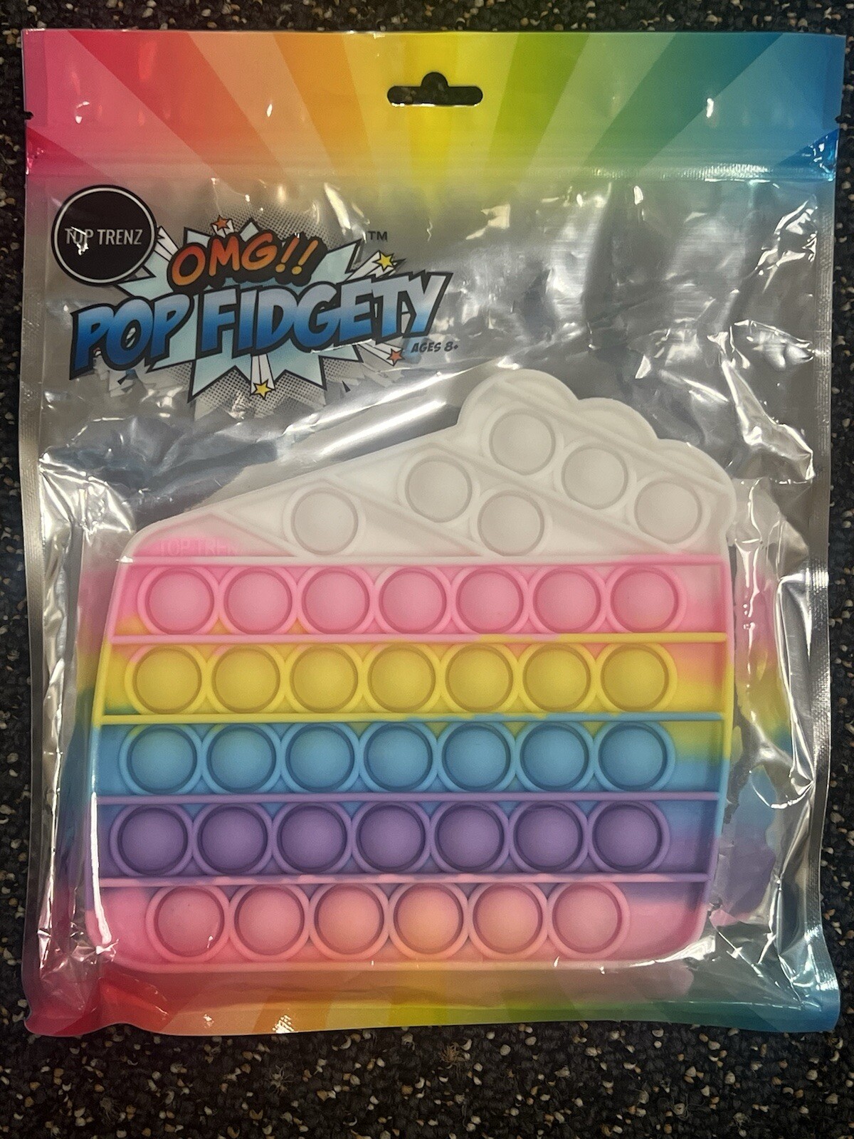 Top Trenz OMG!! Pop Fidgety Sensory Toy “Cake Edition”