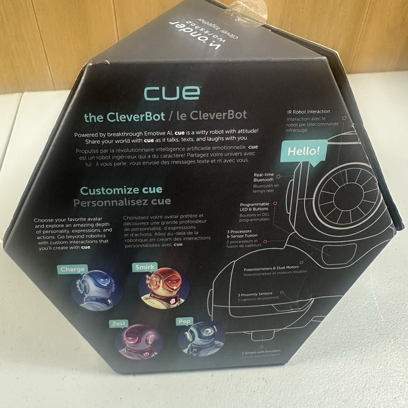 Wonder Workshop CUE Coding Cleverbot QU01 (TESTED, WORKING)