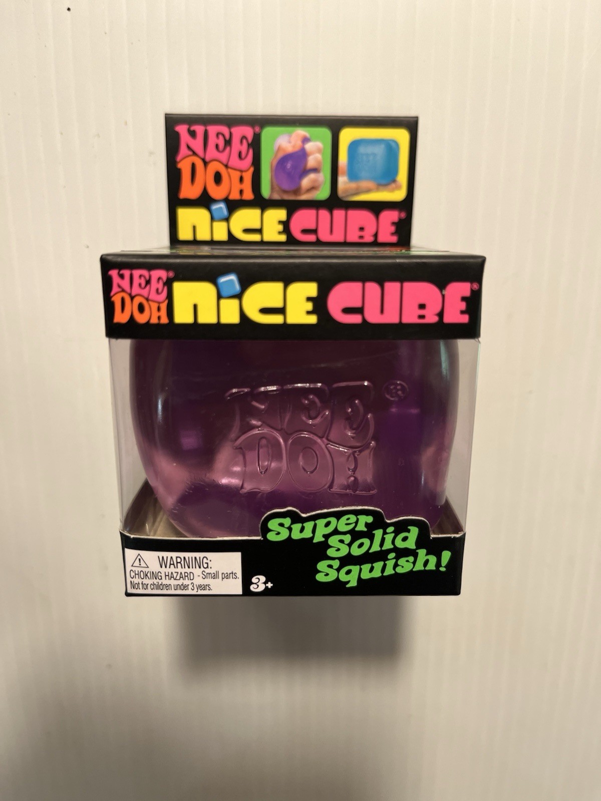 NeeDoh Nice Cube – Super Solid Squish PURPLE FAST SHIPPING NEE DOH