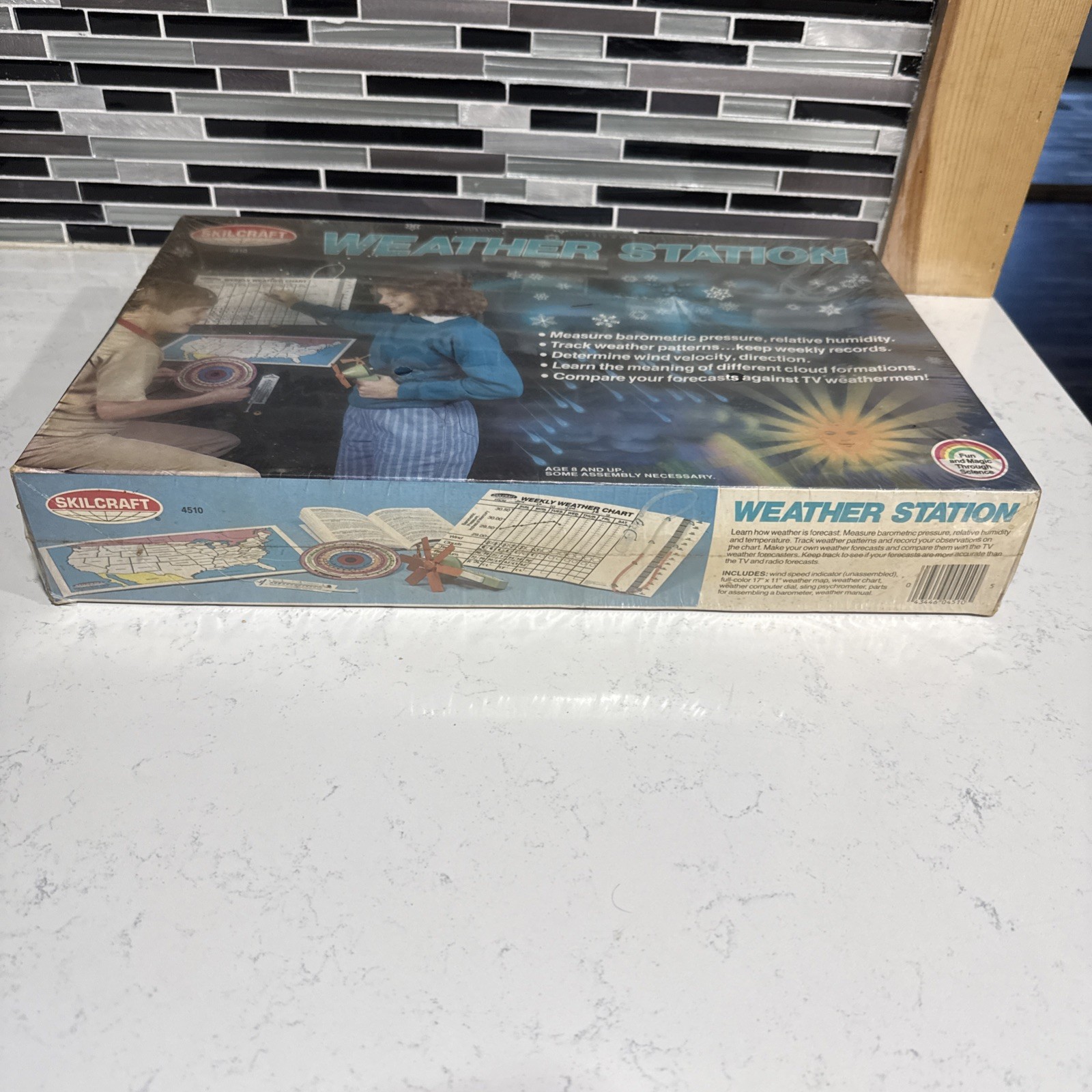 Vintage Skillcraft Weather Station 4510 NOS Sealed Educational Science Kit STEM