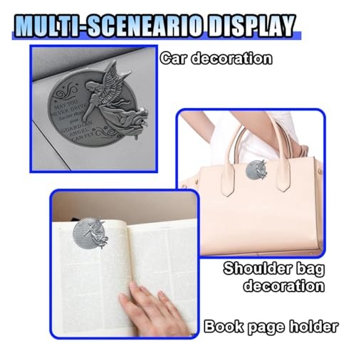 Guardian Angel Visor Clip for Car, Bless Driving Safety Car Accessories, 2PCS
