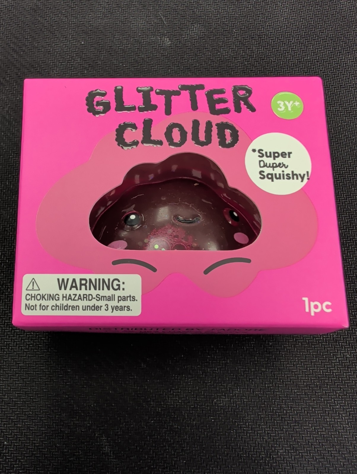 NEW J’Adore Glitter Cloud Super Duper Squishy Tactile Squeeze Toy PINK