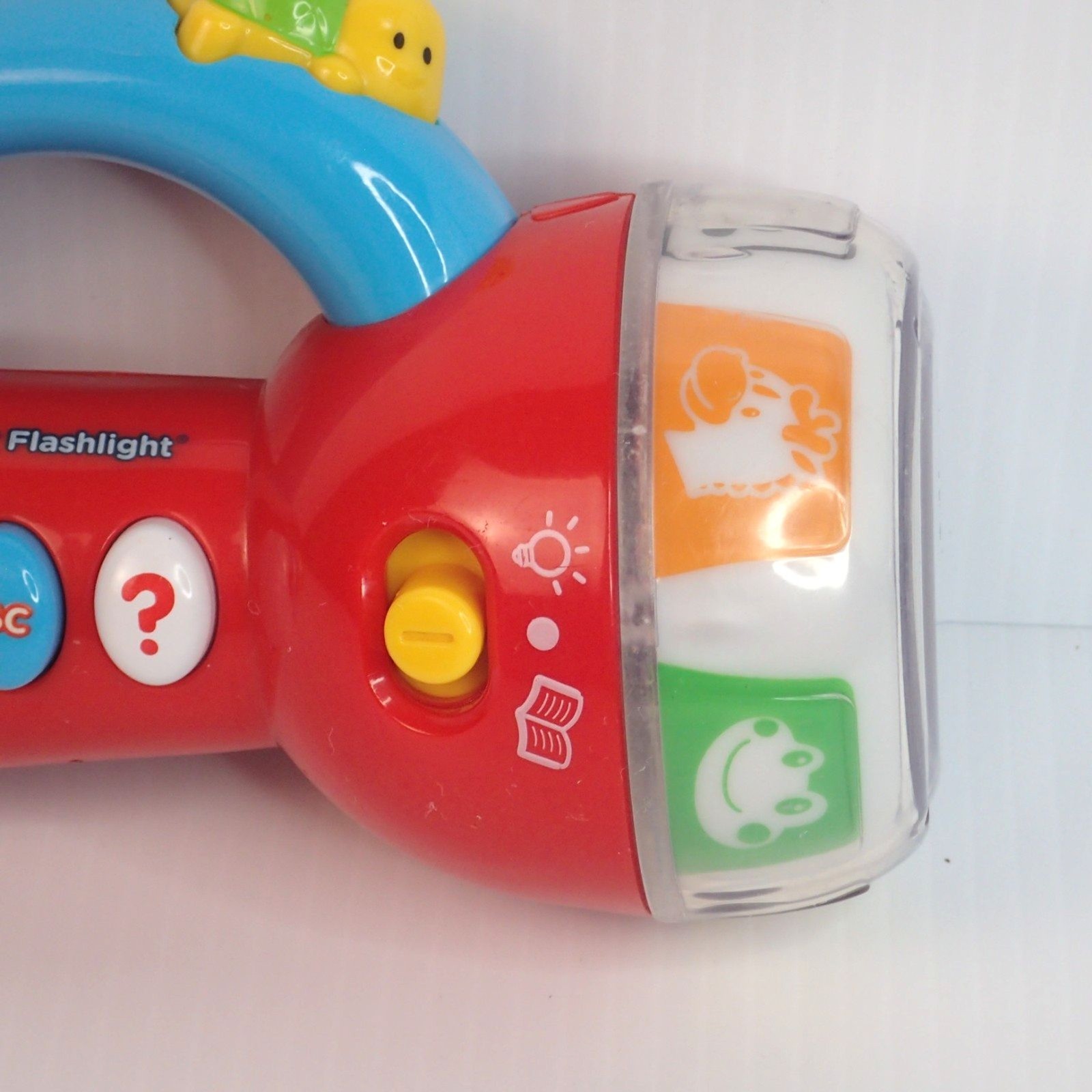 Vtech Spin And Learn Color Flashlight Music Educational Red & Blue
