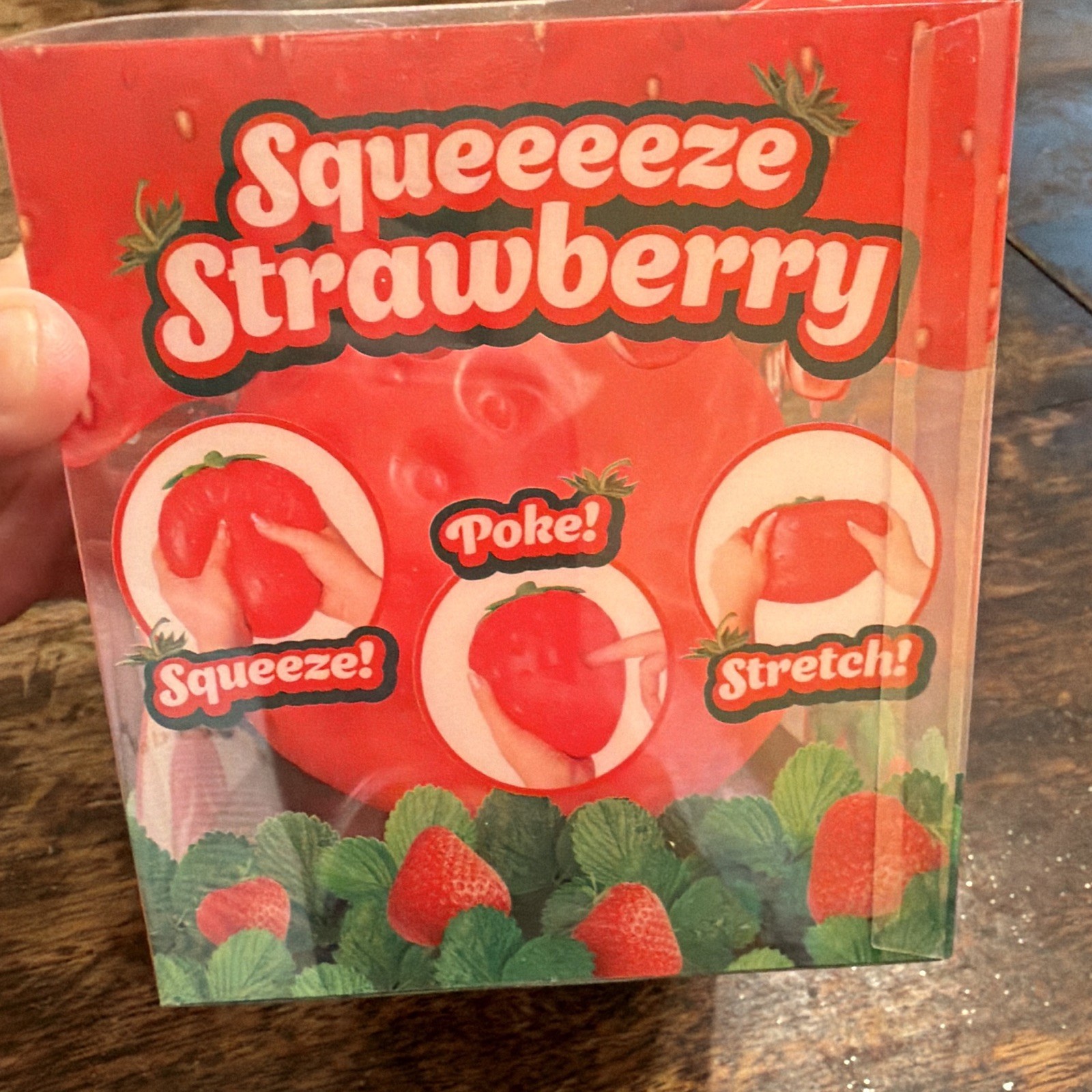Sunny Days Squeezeeeze Strawberry squeeze toy VIRAL TIK TOK